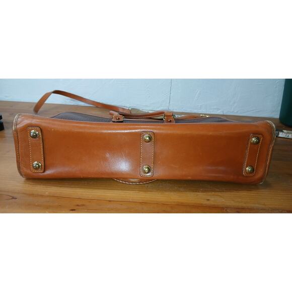 Dooney Bourke Vintage All-Weather Leather Briefcase Messenger Bag Used Good Cond - Picture 12 of 16